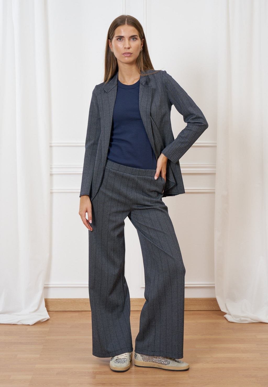 Spine Buttoned Jacket