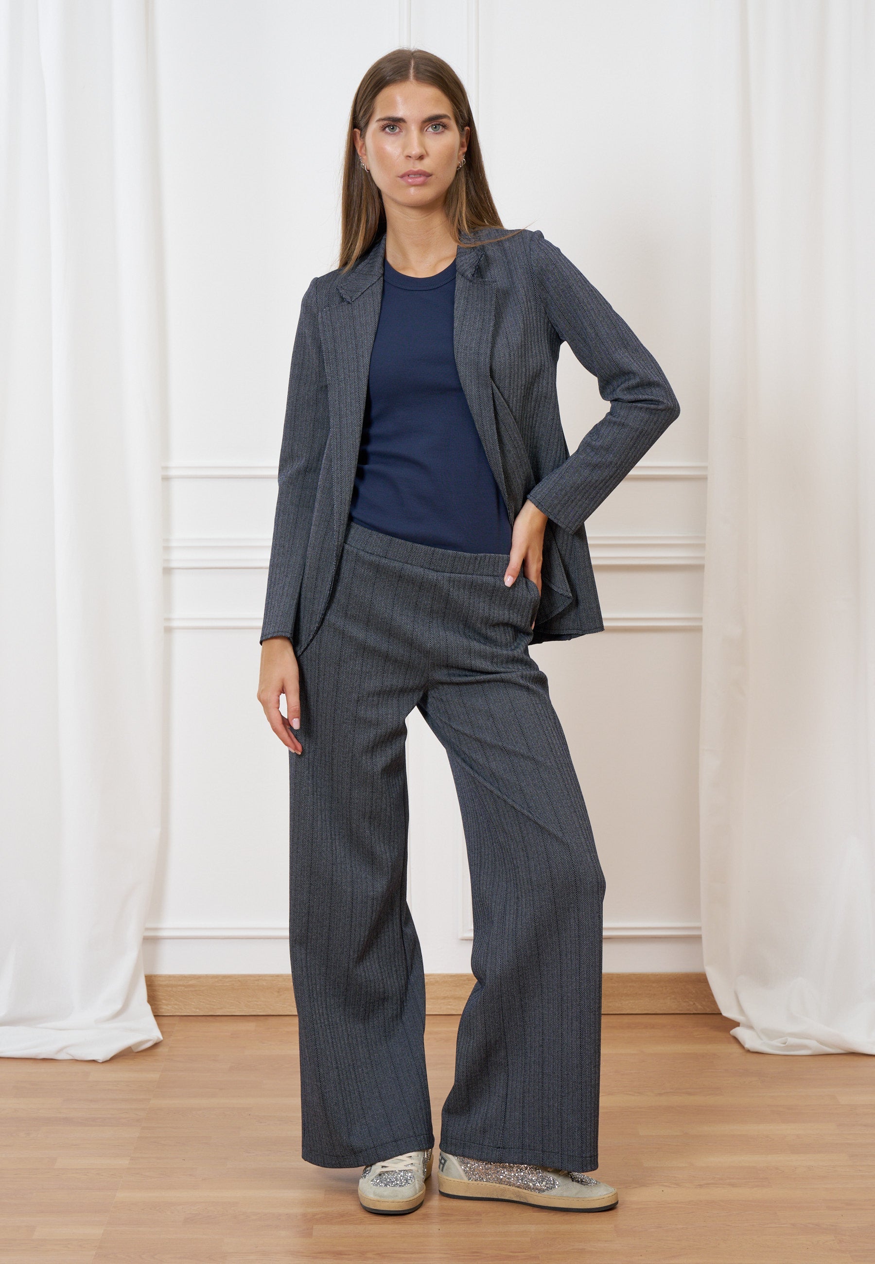 Spine Buttoned Jacket