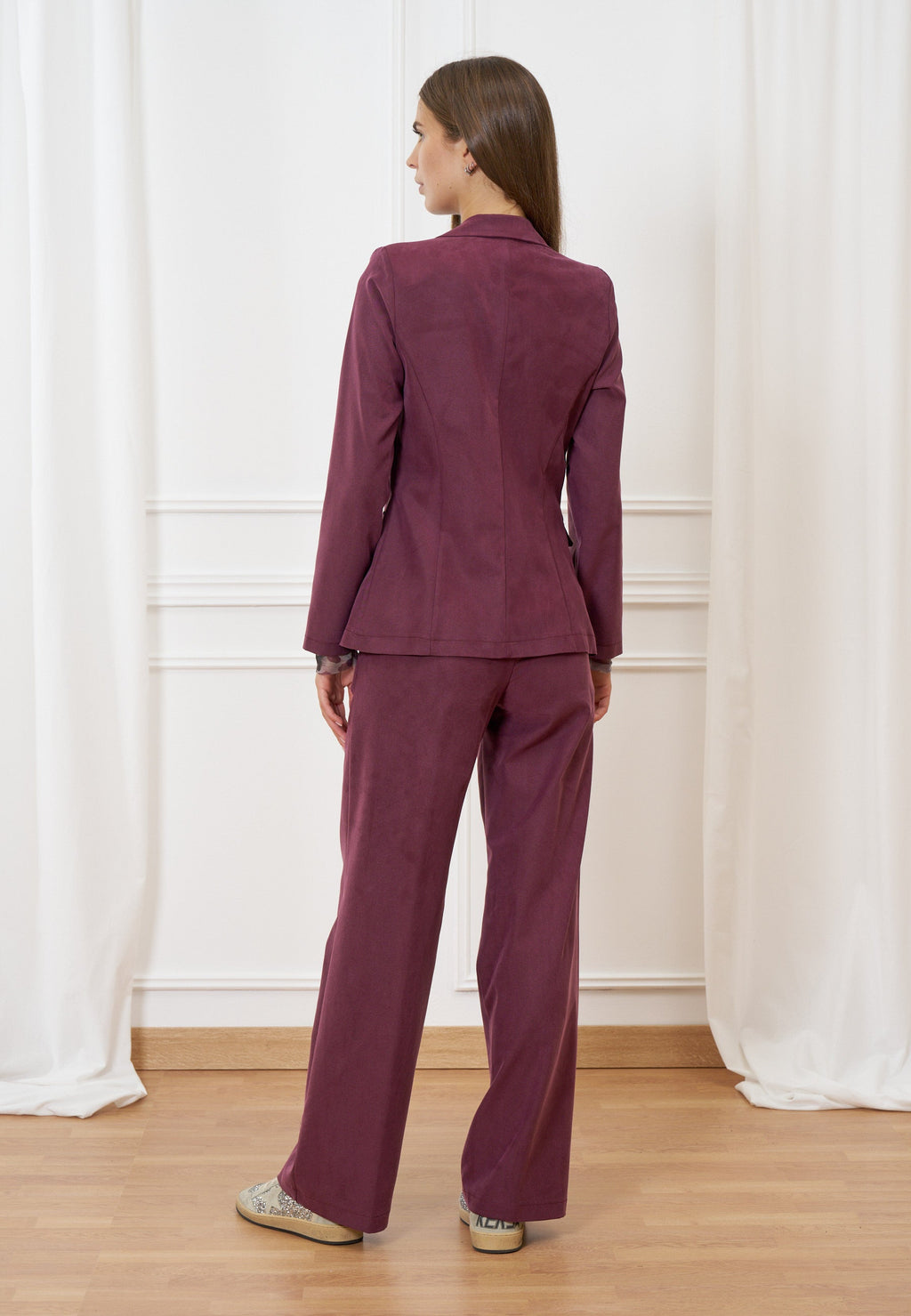 Single-breasted fitted jacket