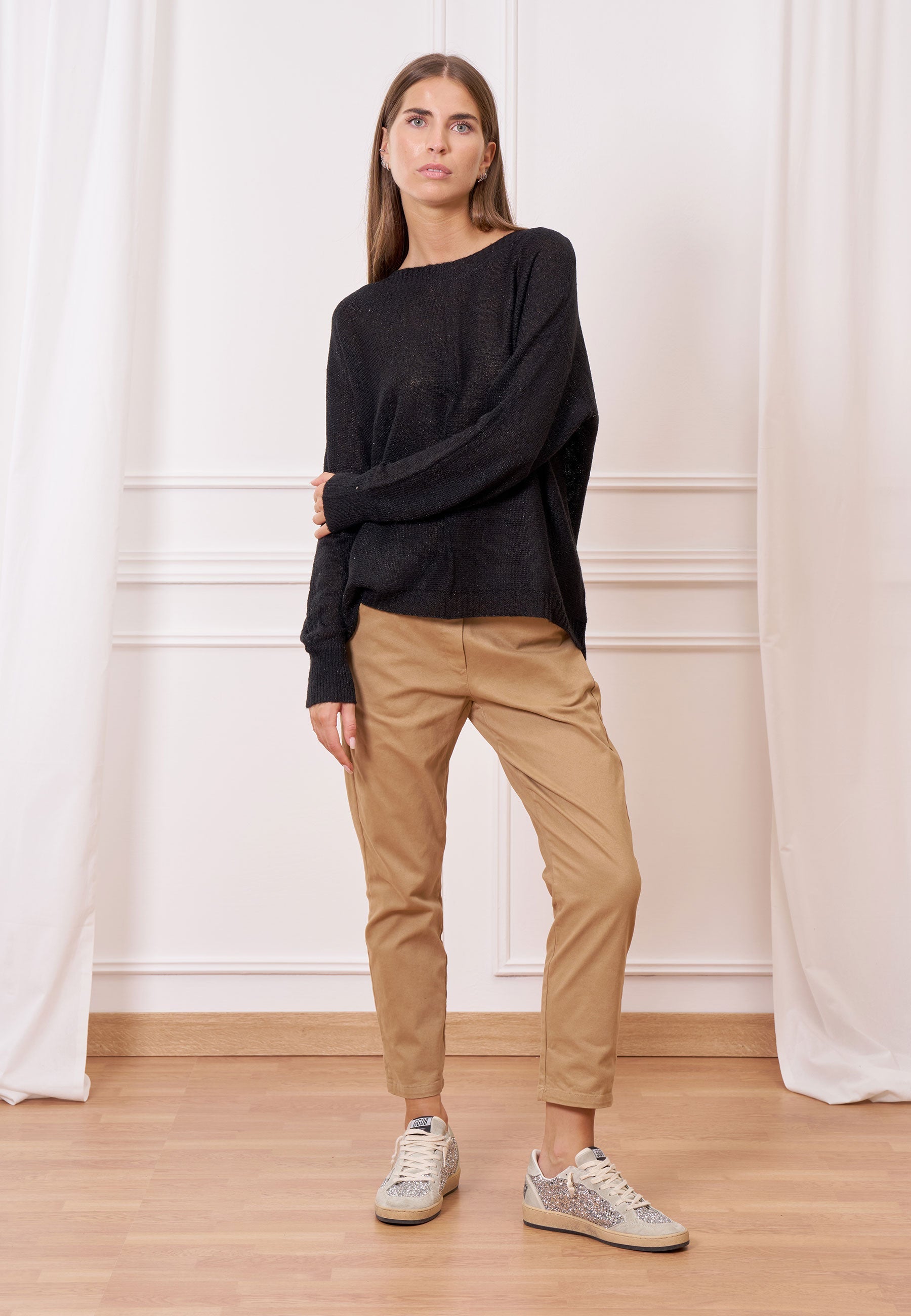 Elastic Waistband Jogging Pants