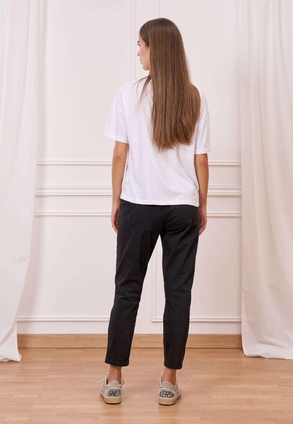 Elastic Waistband Jogging Pants