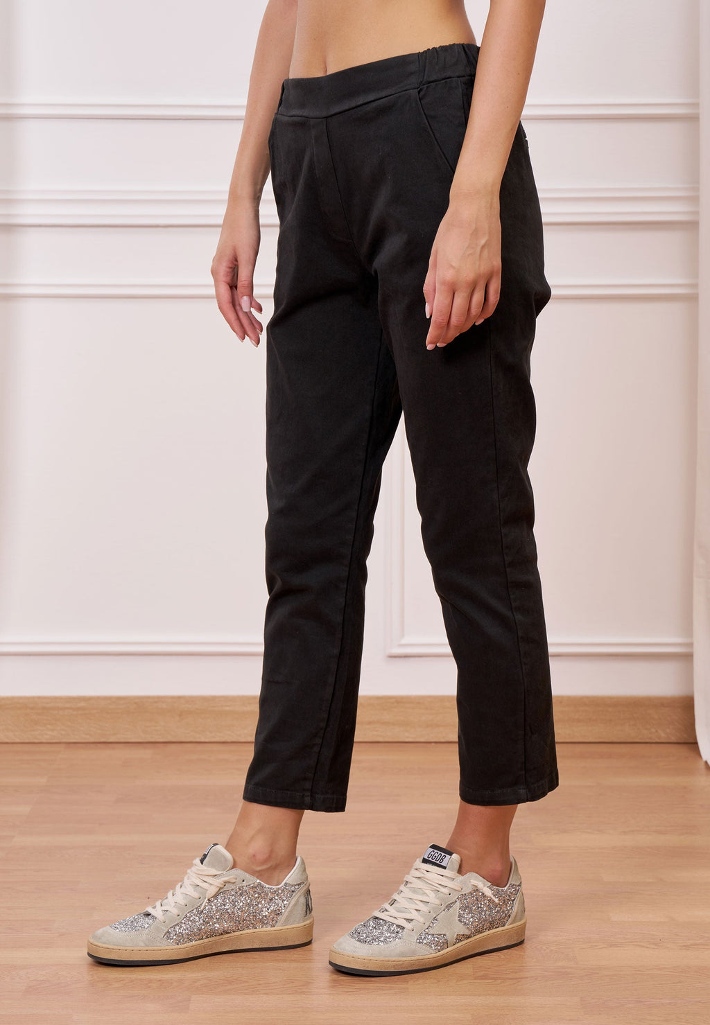 Elastic Waistband Jogging Pants