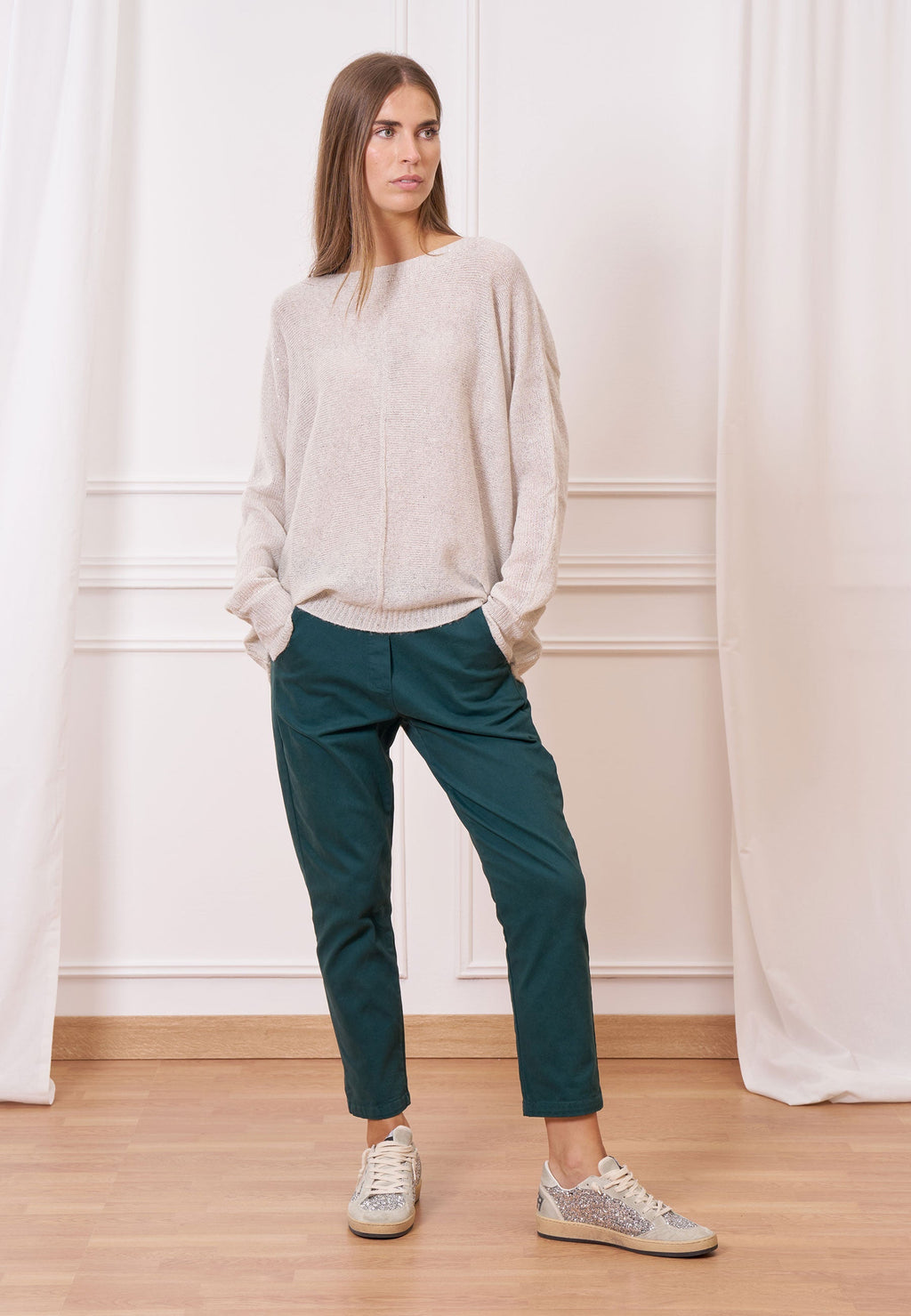 Elastic Waistband Jogging Pants