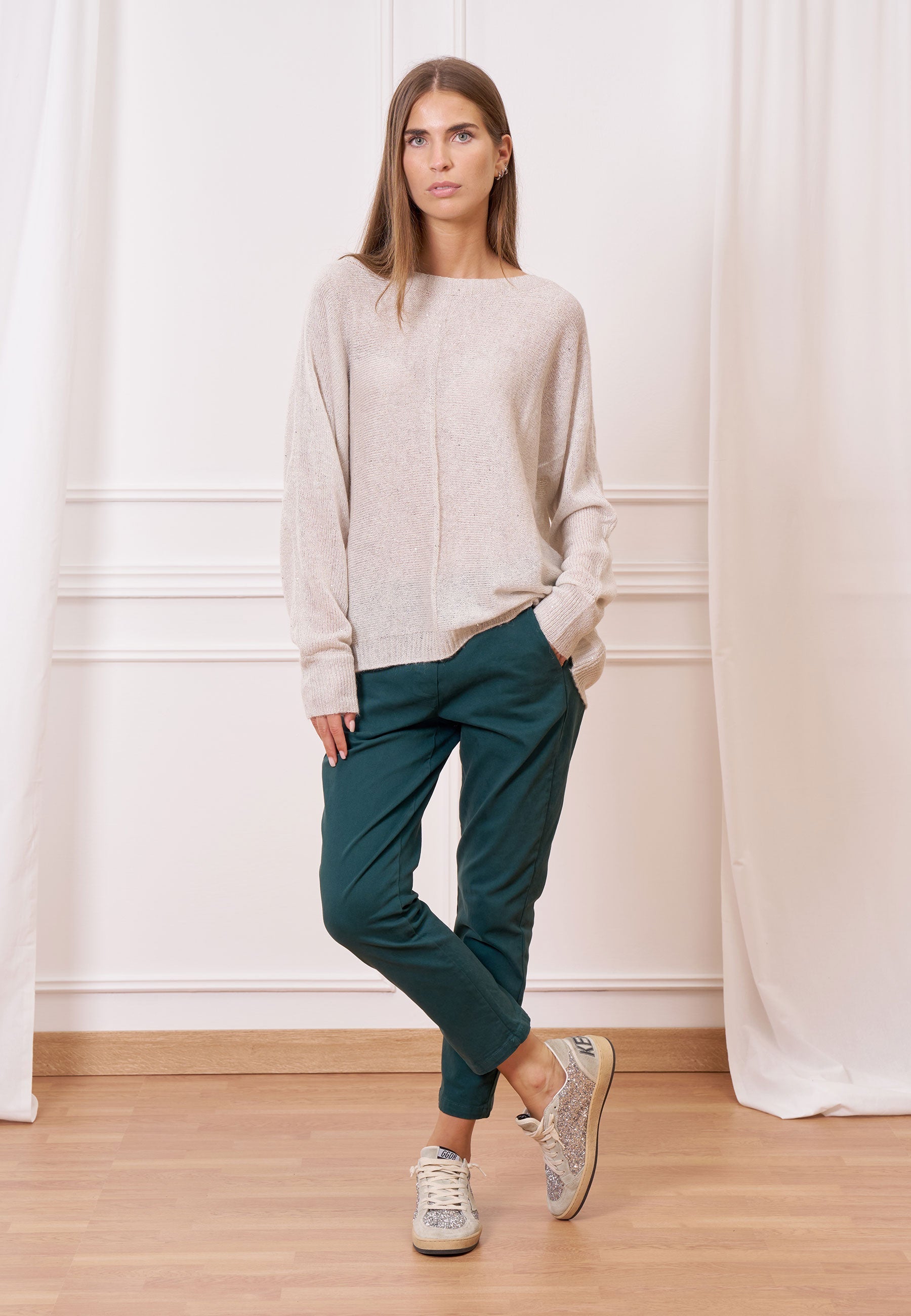 Elastic Waistband Jogging Pants