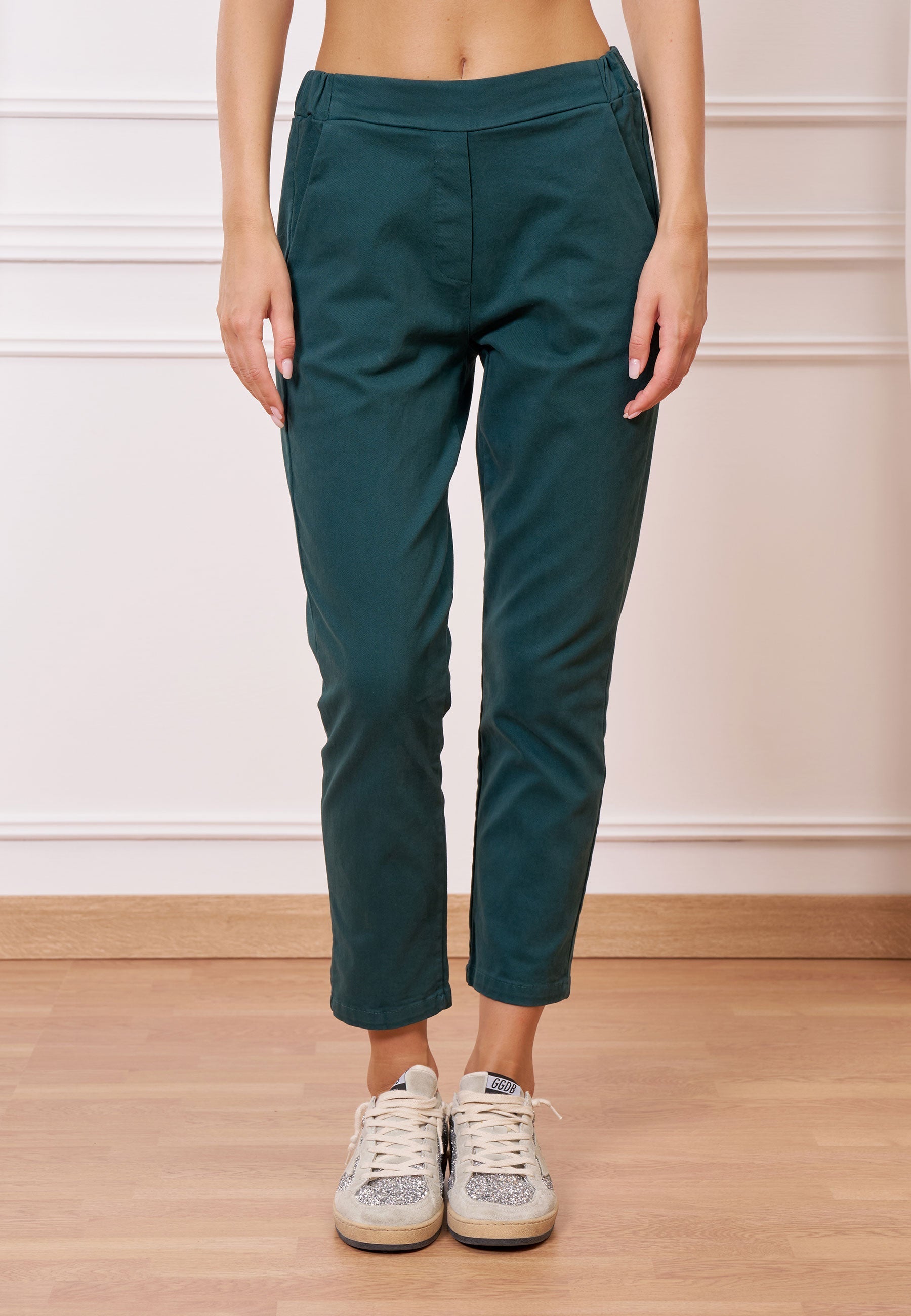 Elastic Waistband Jogging Pants