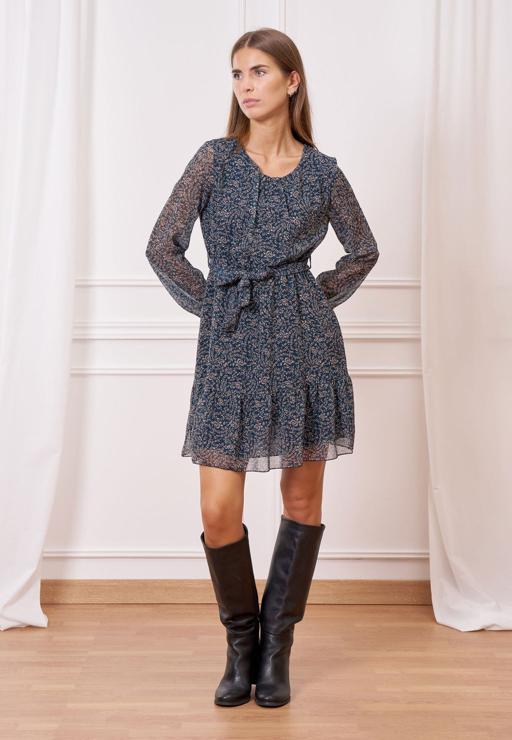 Fantasy Belted Short Dress